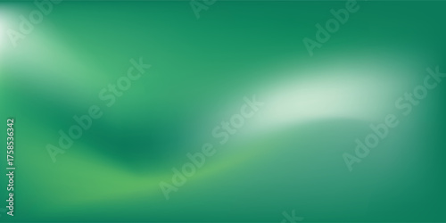 Aesthetic Gradient background in green tones