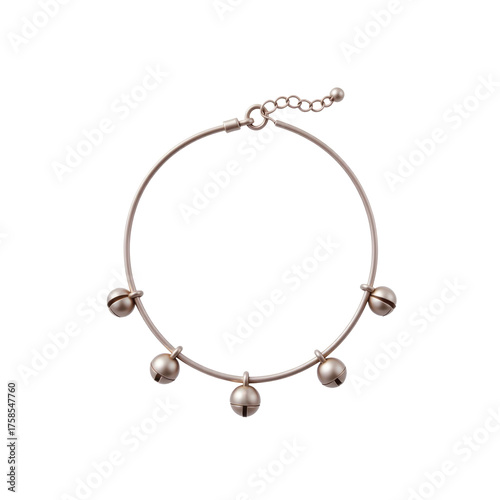 Wallpaper Mural Anklet bracelet with tiny bells, jingling ankle jewelry accessory
 Torontodigital.ca