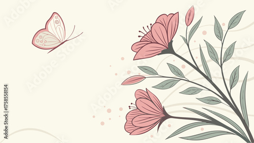 Gentle watercolor texture for greeting card background
