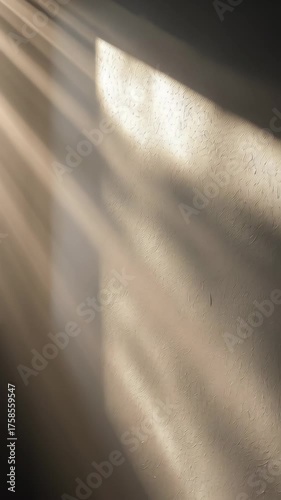 Sunlight Streaming Through a Window Creating Soft Shadows