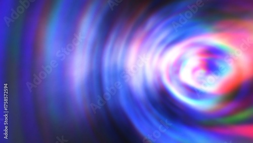 Vibrant light swirling vortex creating colorful background art
