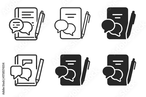 Conflict Resolution Logos. Navigating conflicts with friends. Set Logo of Navigating conflicts with friends: Conflict-resolution toolkit (cards, pen, guide).