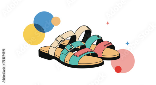 Stylish and comfortable sandals for everyday wear.