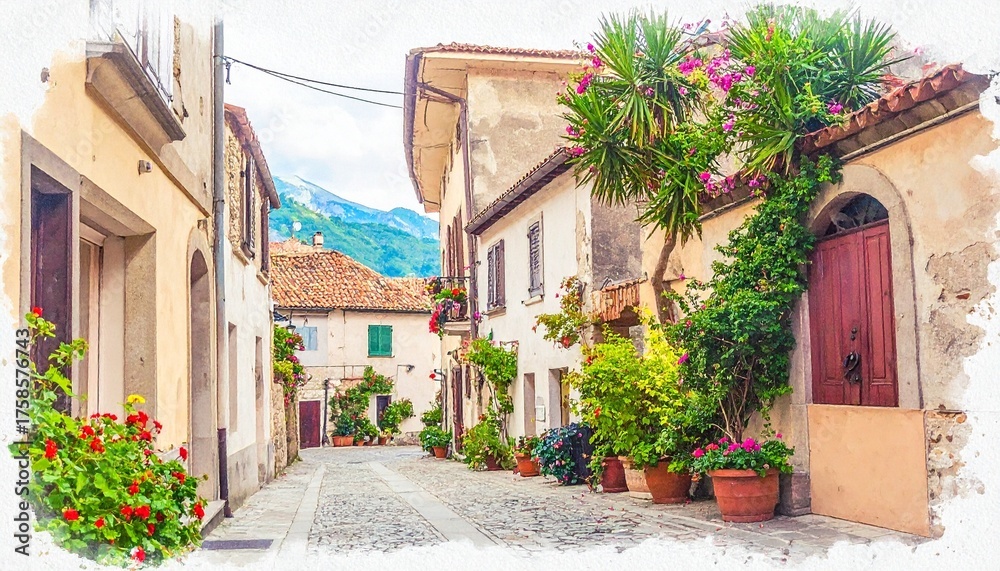 Fototapeta premium street in the old town