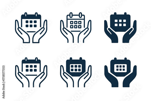 Diverse Team Logos. Managing project teams in different industries. Set Logo of Managing project teams in different industries: Nonprofit program delivery team