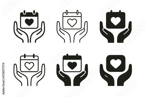 Diverse Team Logos. Managing project teams in different industries. Set Logo of Managing project teams in different industries: Nonprofit program delivery team