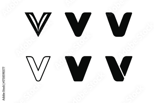 Experimental Fonts Logo Variations. Experimental Fonts. Set Logo of Experimental Fonts: Variable Weight Glyph. harmonious logo variations of the same