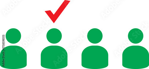 통계 선택 일러스트 Statistical Selection Illustration