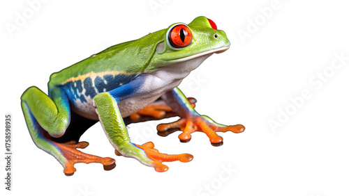 green eyed tree frog