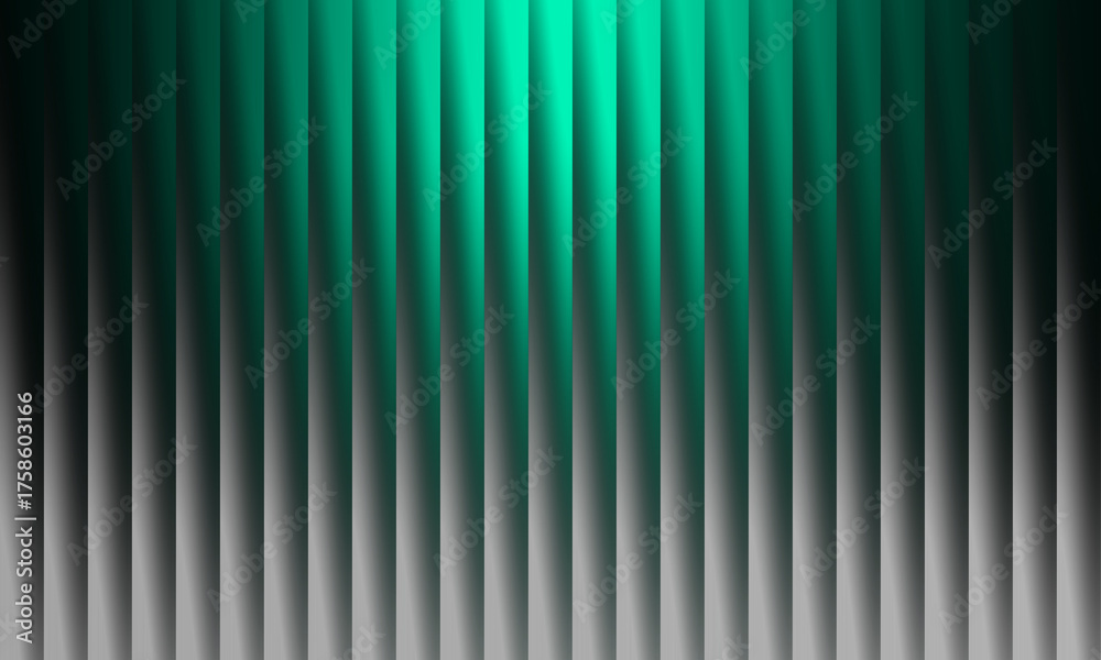 Obraz premium Abstract teal green and gray vertical pixelated gradient background with light streaks