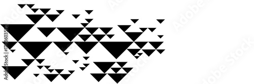 Abstract geometric covers and brochures with triangles shape patterns