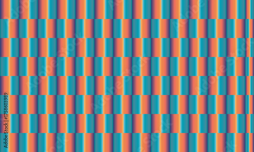 Abstract gradient stripes seamless pattern vector graphic for digital design projects