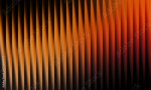 Abstract blurry orange and red vertical lines with subtle color gradients and texture