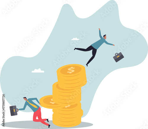 Investment risk from stock market crash, pull money or liquidity back, market volatility, unstable and uncertainty.about a man and his life.