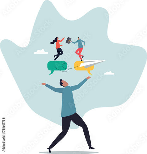 Communication or work discussion, sending message or telling new idea, brainstorming to gather information and solution .about a man and his life.