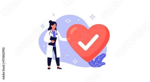 A healthcare professional ensuring optimal heart health and well-being for patients.