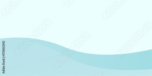 Abstract blue wave background, minimal wave design concept, vector illustration. for banner, banner.eps.10