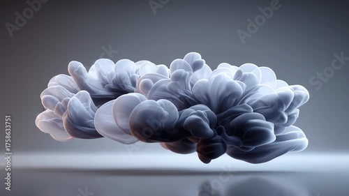Abstract Smoke Elegant Flowing Artistic Atmosphere