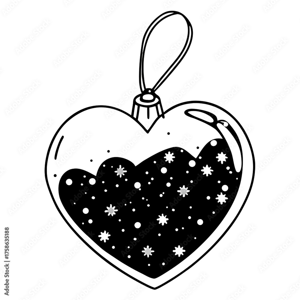 Fototapeta premium apple with heart