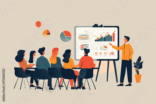 Business Team Analytics Presentation Data-Driven Strategy