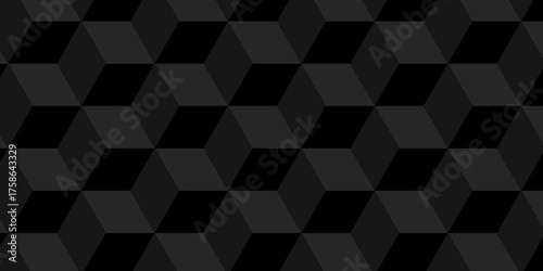 abstract geometric cube pattern textile tiles wallpaper background.