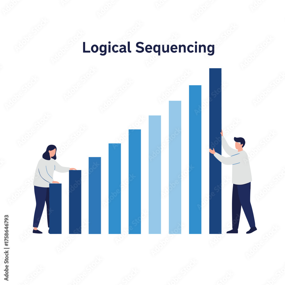 Fototapeta premium Understanding Logical Sequencing and Its Importance for Growth