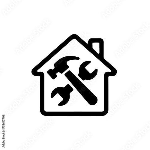 Renovation Home Icon.