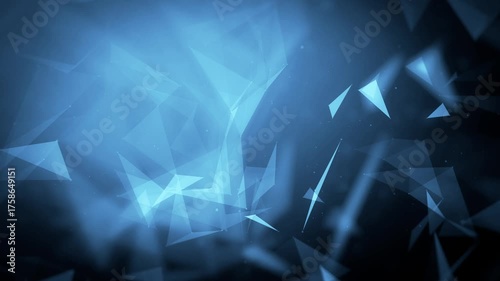 Abstract Blue Background, Business and Technology Concept. Loopable.