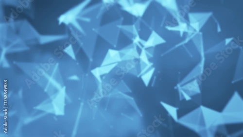 Abstract Blue Background, Business and Technology Concept. Loopable.