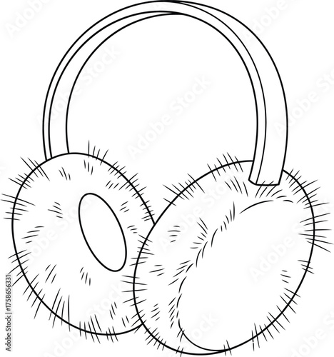 Earmuffs winter cold weather fashion accessory warm protection cozy style ear