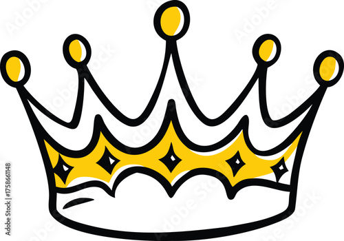 vintage crown pattern for luxury background design.eps