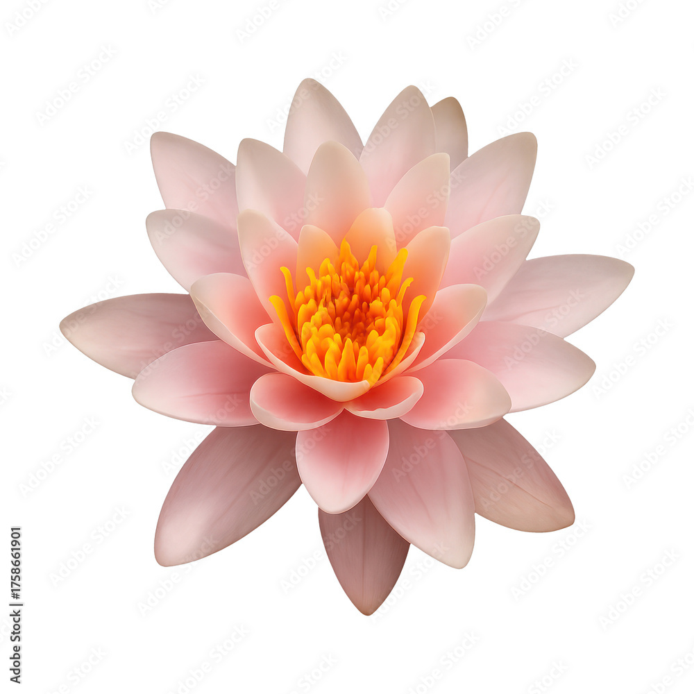 Obraz premium PNG Elegant pink lotus flower