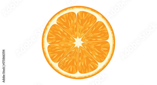 A vibrant cross-section of a juicy orange showcasing its segmented flesh and bright citrus color.