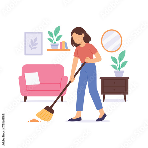 Cleaning, refreshing home for better atmosphere