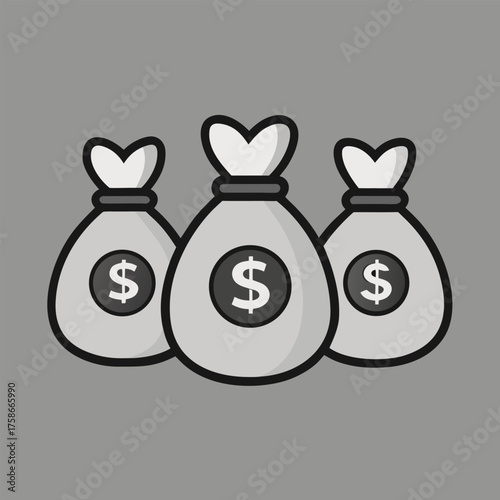 money bag with money