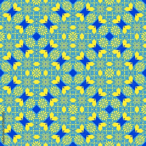 yellow flowers on a green background