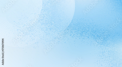 Delicate light blue background features subtle white circular patterns and a textured gradient effect, creating a soft and calming visual experience ideal for graphic design