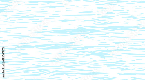 A serene, seamless background showcasing light blue, horizontal wavy lines reminiscent of tranquil water ripples creating a calming and peaceful aquatic atmosphere