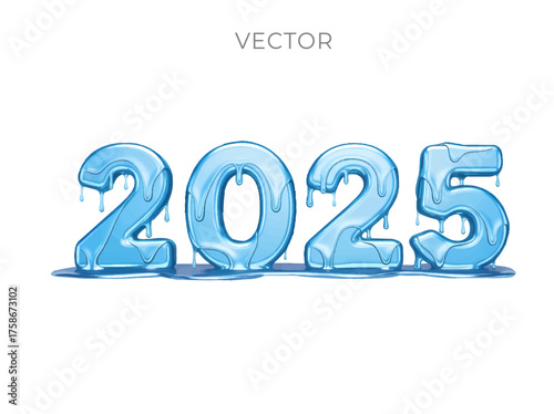 2025 end of year sale, offer, deal, discount advertising concept design.