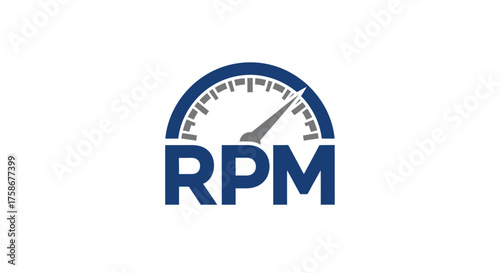 RPM Velocity Logo — Dynamic Automotive Symbol