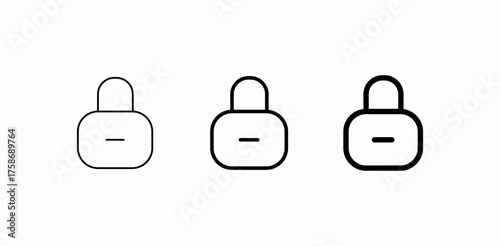 padlock remove security icon sign vector