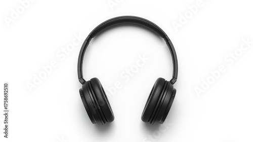 Minimalist Headphone Product Shot on White