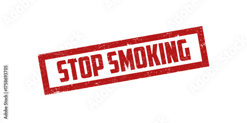Grunge Stamp, Stop Smoking