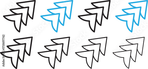 Jira icon vector illustration. Jira icon Flat line symbol on transparent background
