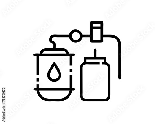 Water filtration system for purification process