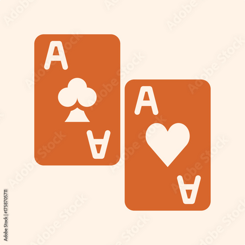 Cards trendy attractive design useful orange creative vector Illustration art colorful background