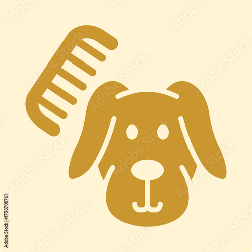 Animal spa trendy attractive design useful yellow creative vector Illustration art colorful background