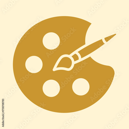 Color Palette trendy attractive design useful yellow creative vector Illustration art colorful background