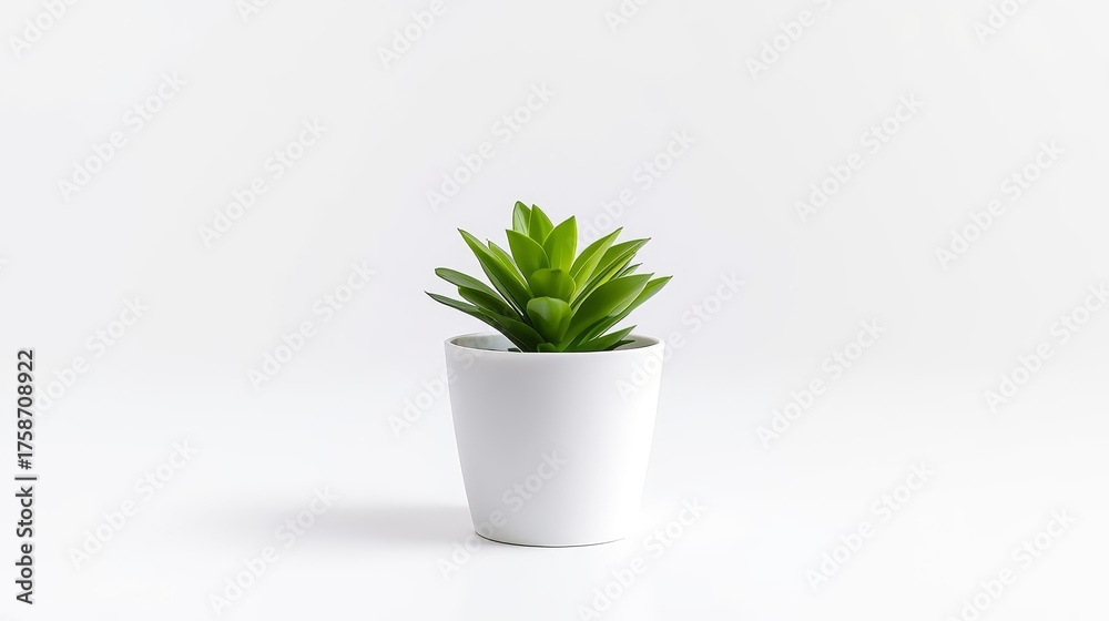 Fototapeta premium potted plants white background