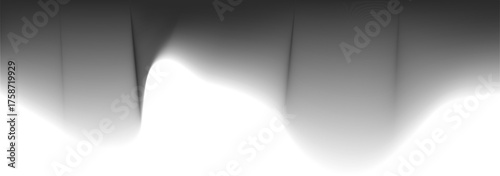 Abstract shape featuring fluid, softly curved forms with gradient shading, creating a smooth and organic appearance.